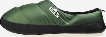Nuvola. Slippers 'Classic' in Green: front