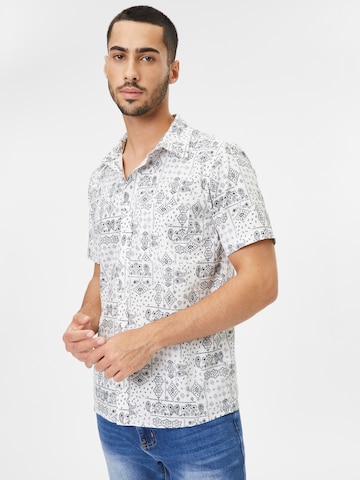 AÉROPOSTALE Regular fit Button Up Shirt in White: front