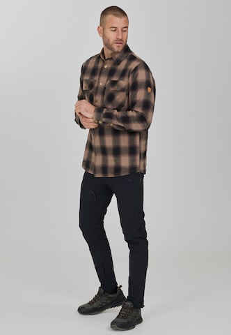 Whistler Regular fit Functioneel overhemd 'Quilted' in Bruin