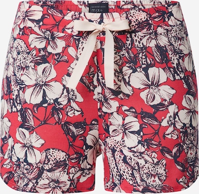 Pantaloni de pijama SCHIESSER pe marine / pitaya / alb, Vizualizare produs