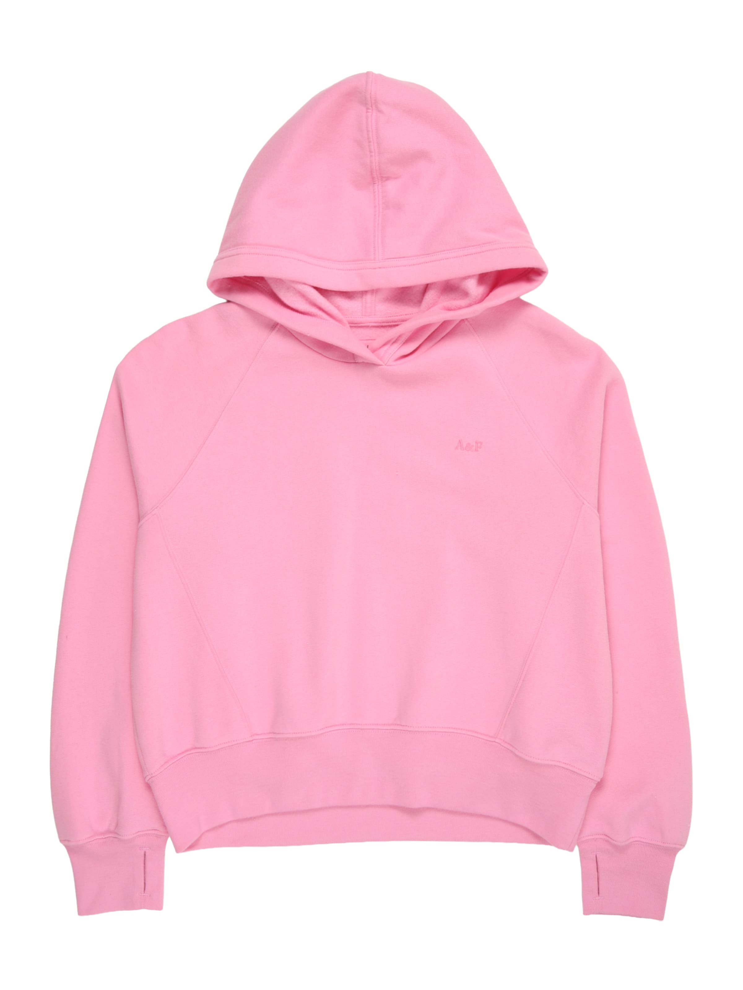 Abercrombie & Fitch Sweatshirt 'ESSENTIAL' in Pink: front