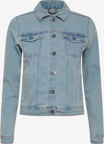 Oxmo Between-Season Jacket in Blue: front