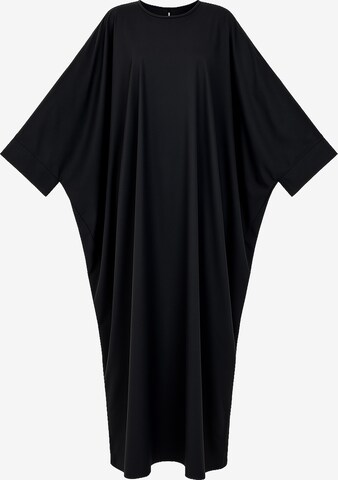 Robe Elara en noir : devant