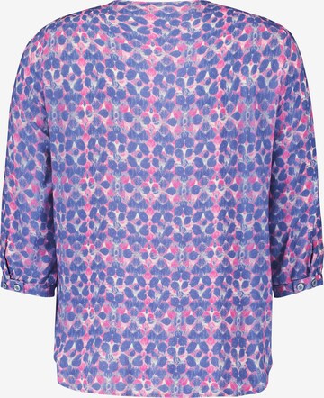 Cartoon Bluse in Blau