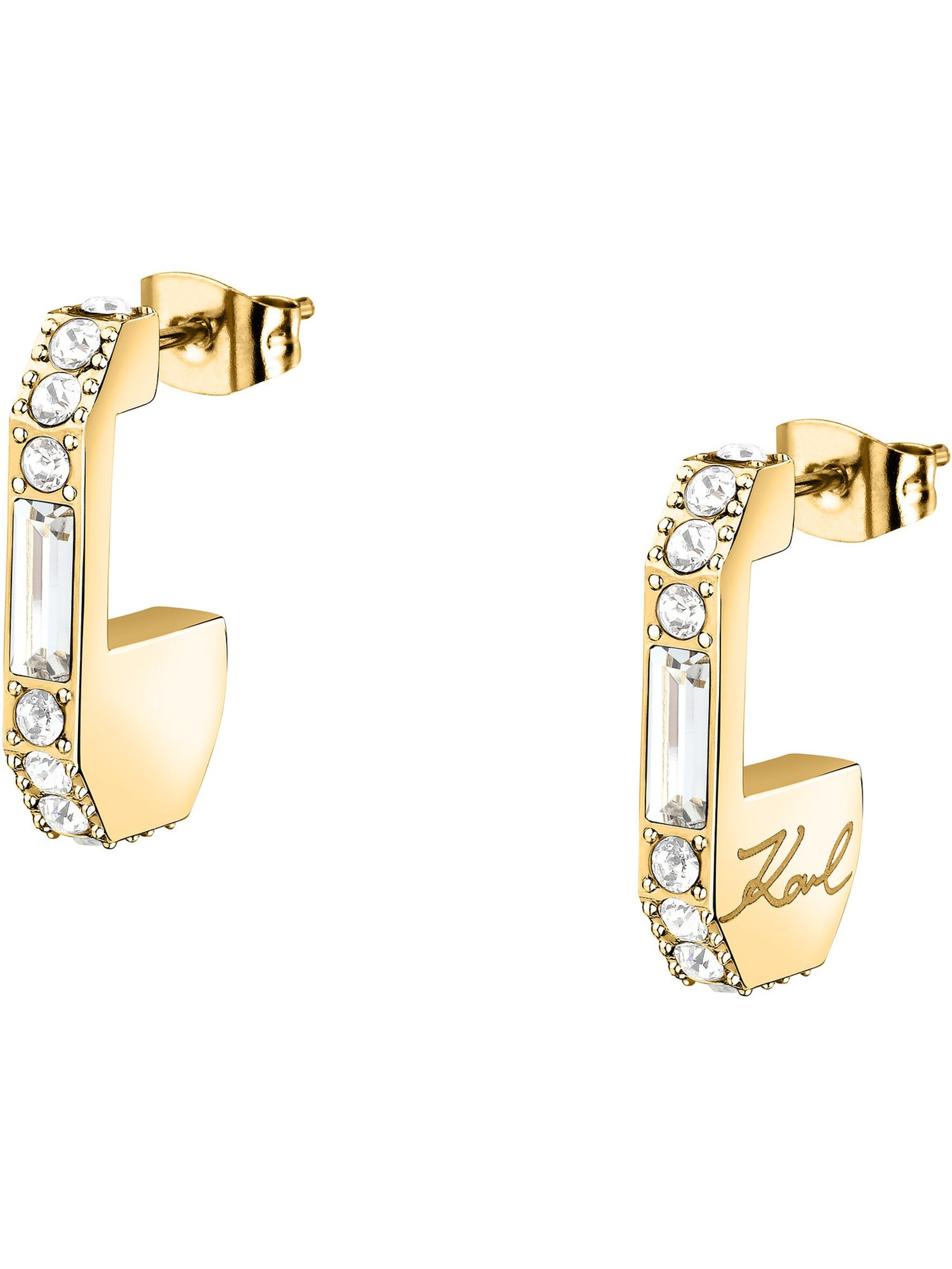 Karl Lagerfeld Ohrringe in Gold: Vorderseite