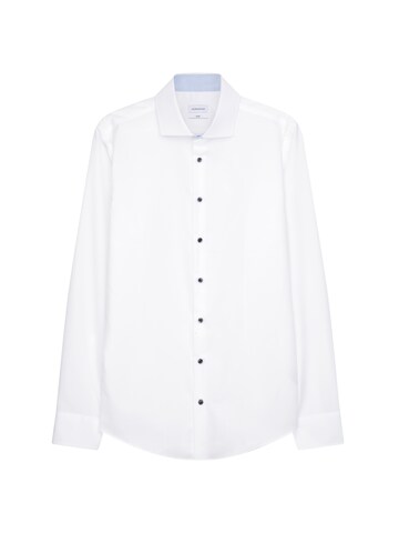 SEIDENSTICKER Slim fit Business Shirt in White: front