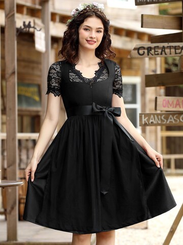 Yesfashion Dirndl in Black