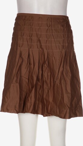 Turnover Skirt in L in Brown: front