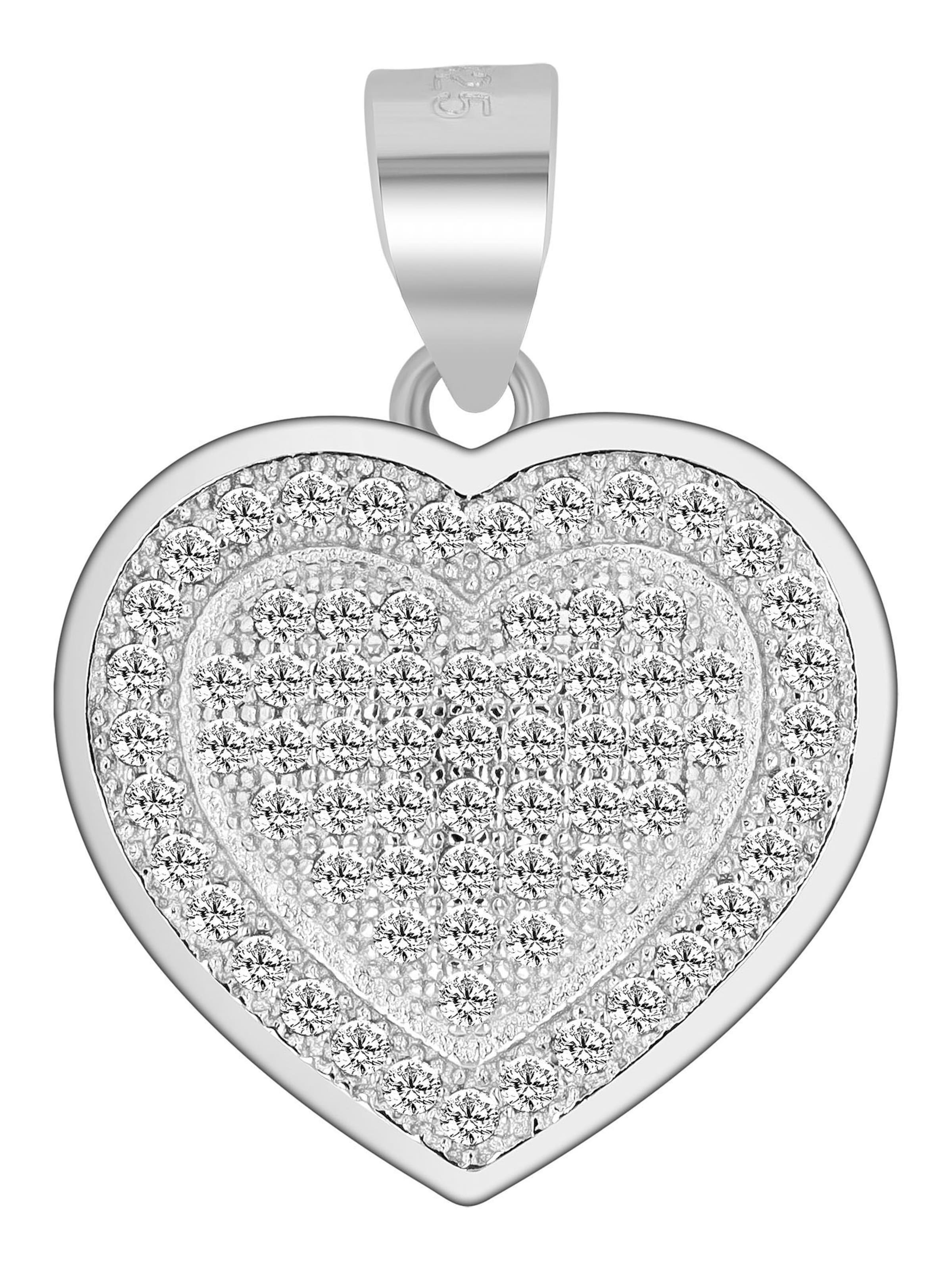 Akzent Pendant 'Xara, 925 Sterlingsilber, langlebig' in Silver: front