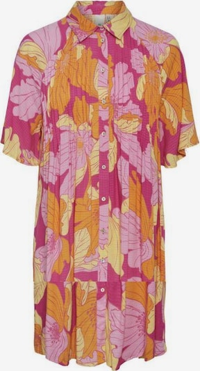 Y.A.S Robe-chemise 'Filippa' en jaune clair / orchidée / cyclamen / orange clair, Vue avec produit