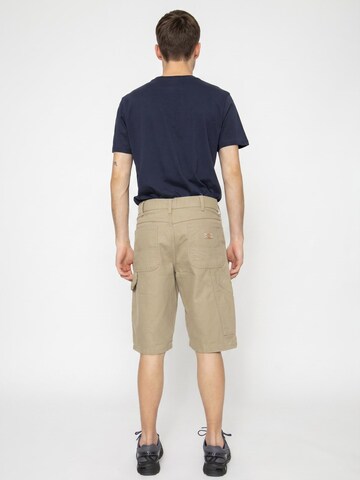 DICKIES Baggy Cargojeans 'Duck Carpenter Short Sw Desert Sand' i beige