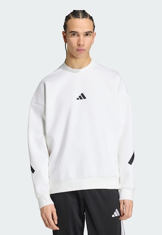 ADIDAS SPORTSWEAR Sportovní mikina 'Z.N.E' – bílá: přední strana