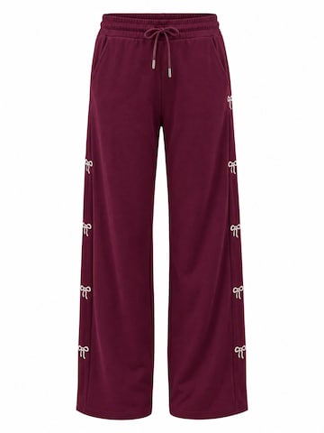 Lady Bersan Trousers 'Jogginghose' in Red: front