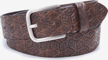 Ceinture 'Cologne' BA98 en marron : devant