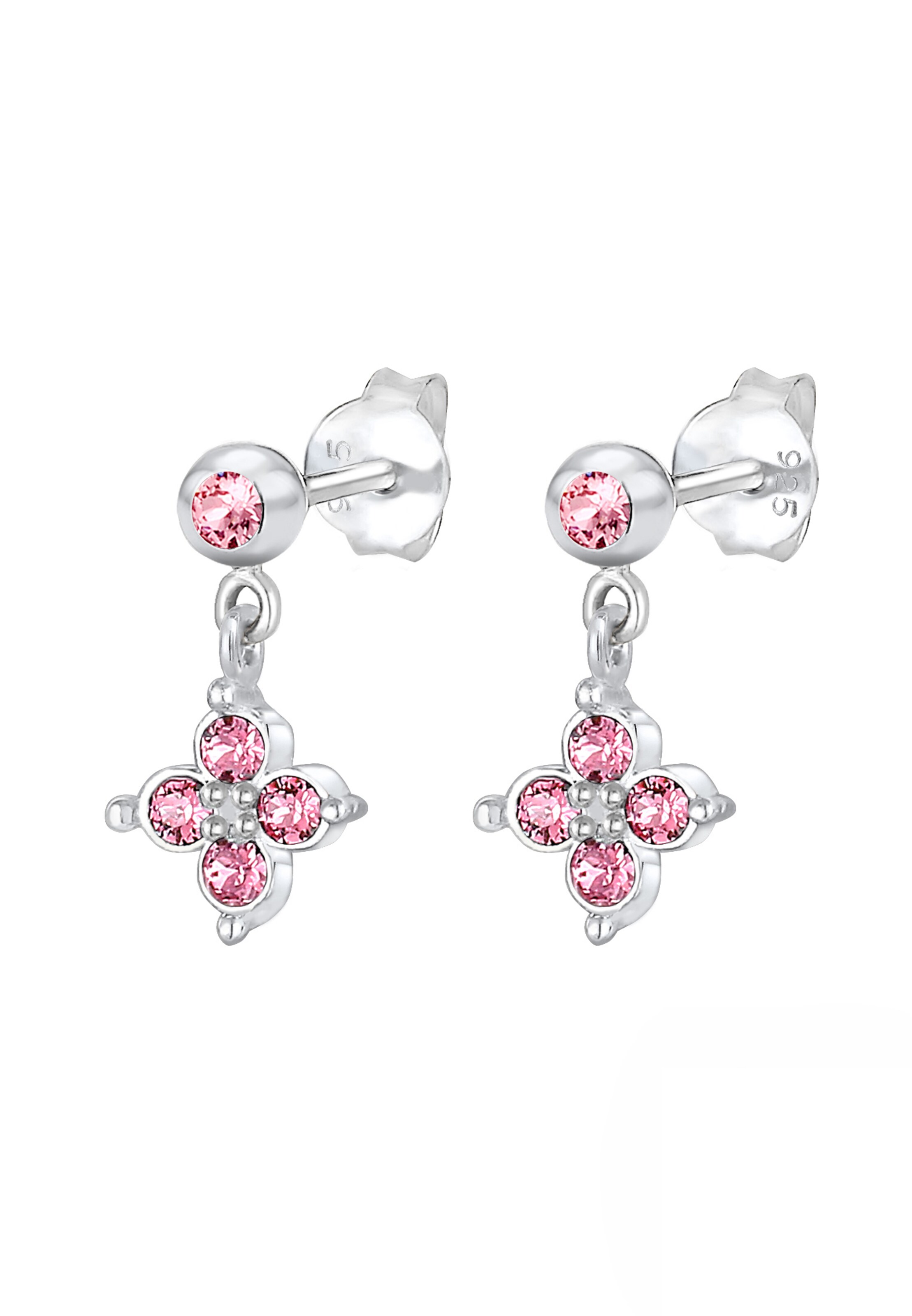ELLI Sieraden 'Blume' in Roze