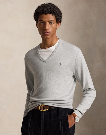 Polo Ralph Lauren Пуловер в сиво: отпред