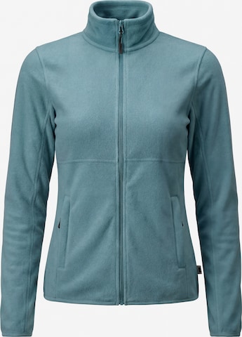 Carrera Jeans Sweatjacke 'High Neck' in Grün: Vorderseite