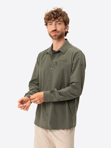 VAUDE Regular fit Functioneel overhemd 'Farley' in Groen: voorkant