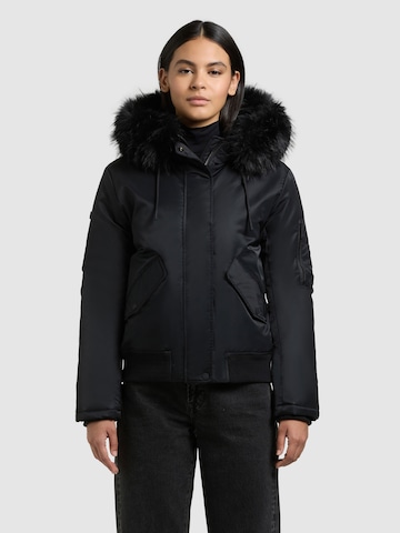 khujo Winter jacket 'Tyla' in Black: front