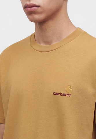 T-Shirt 'American Script' Carhartt WIP en jaune