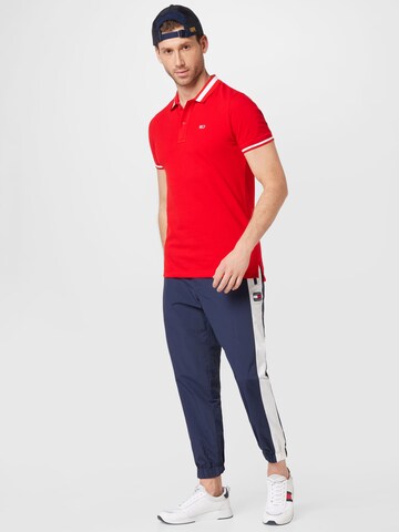 Tommy Jeans Poloshirt in Rot