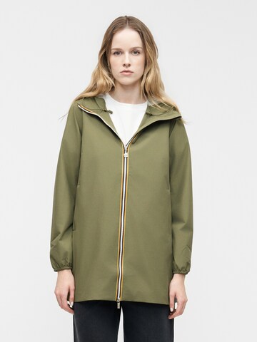 K-Way Between-Season Jacket in Green: front