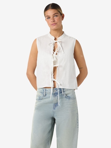 Noisy may - Top en blanco: frente