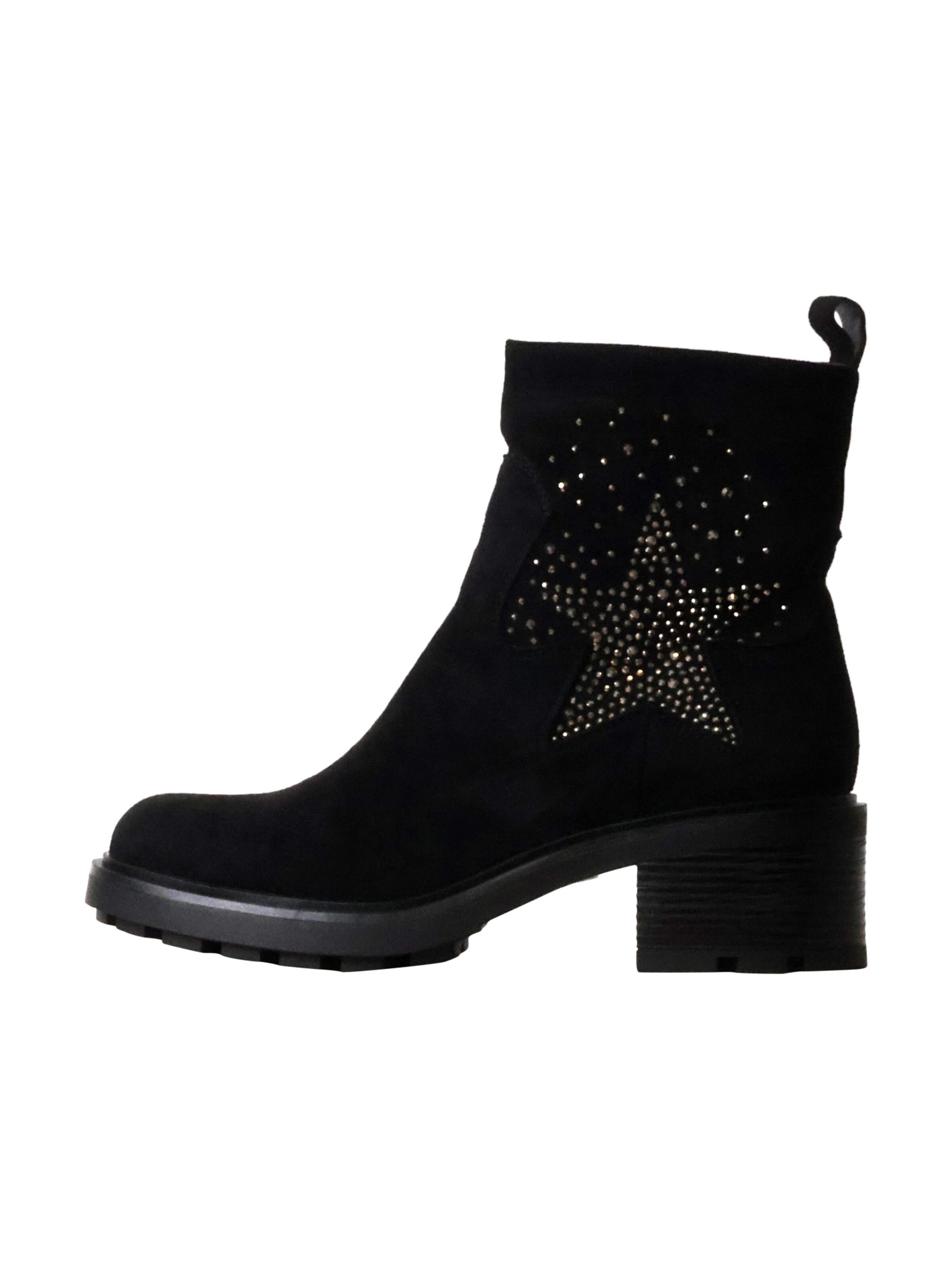 Bottines Findlay en noir : devant