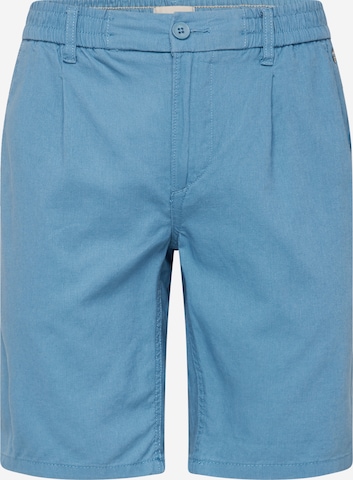 BLEND Pleat-Front Pants in Blue: front
