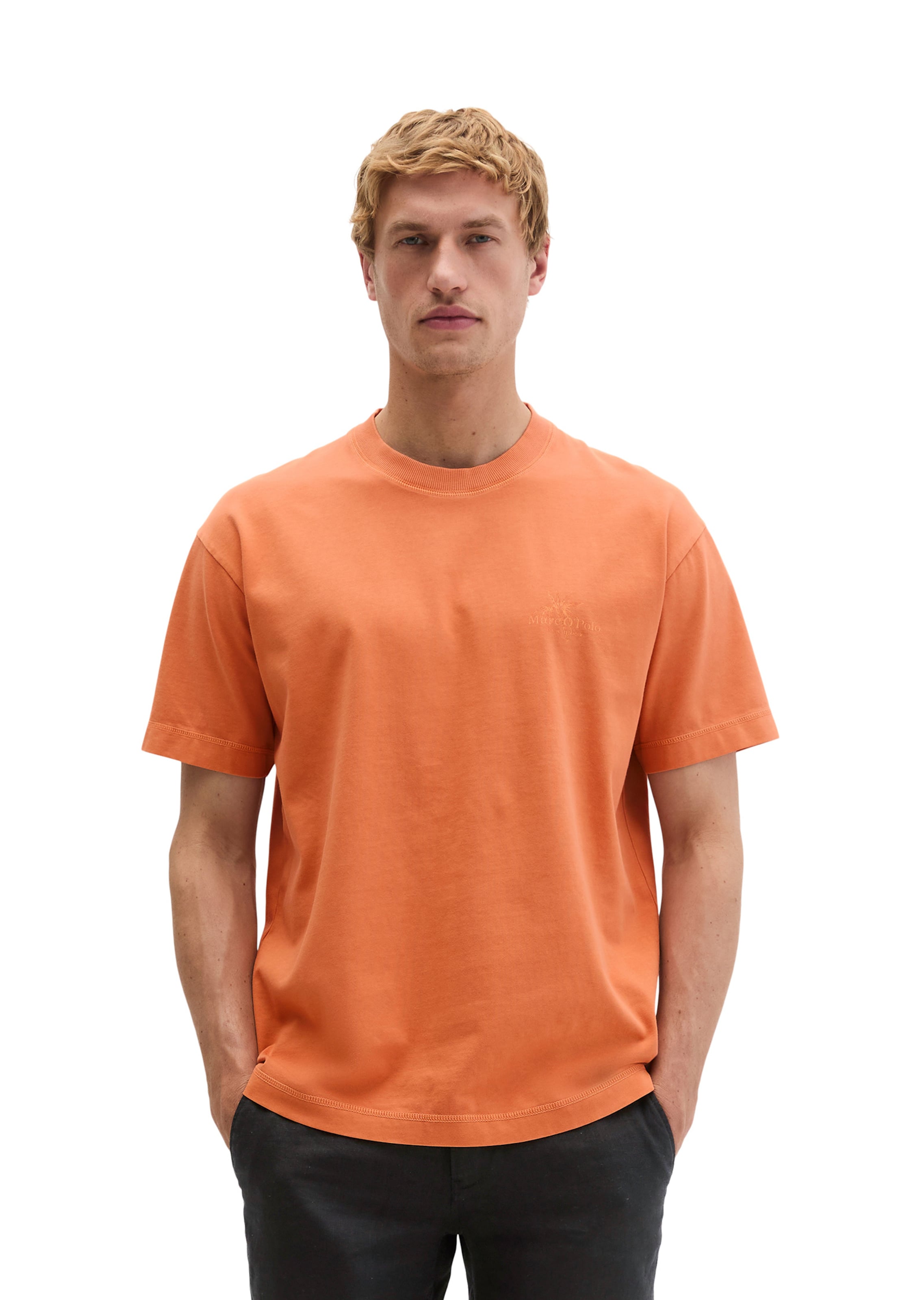 Marc O'Polo Shirt in Orange: front