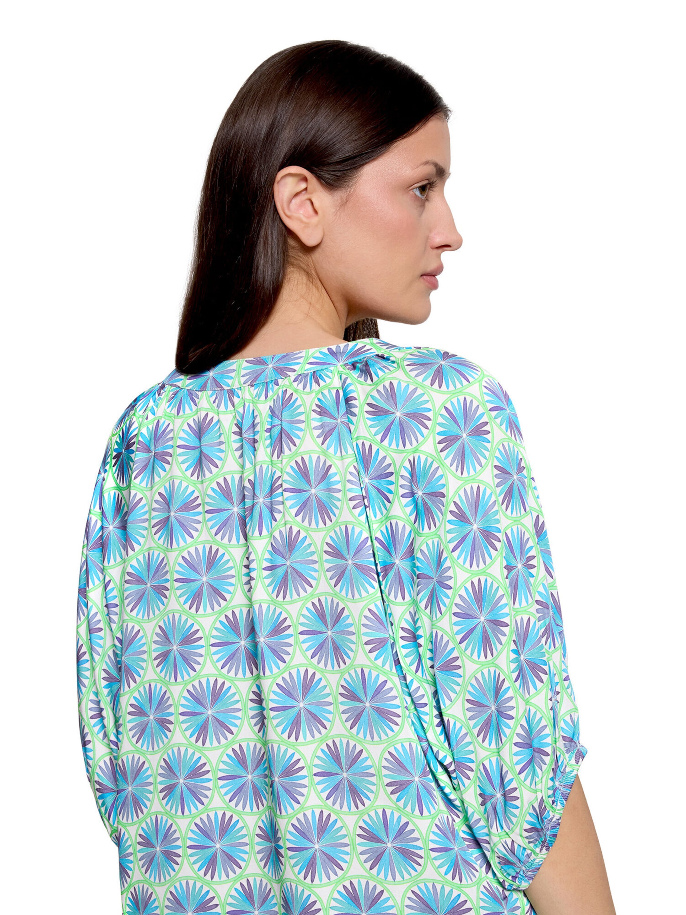Cartoon Blouse in Groen