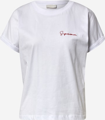 LeGer by Lena Gercke - Camiseta 'Livina Superwoman' en blanco: frente