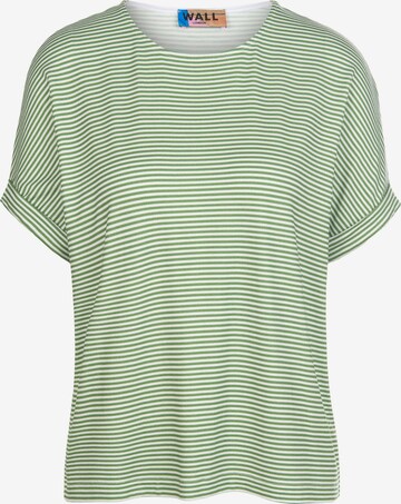 WALL London Shirt in Groen: voorkant