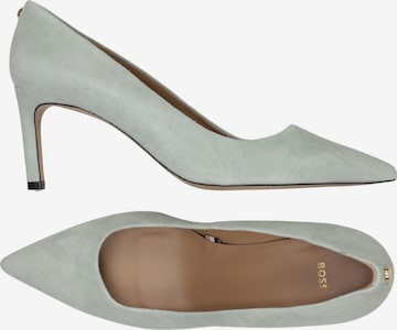 BOSS Black Pumps 39 in Grün: Vorderseite