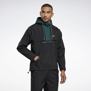 Veste de sport Reebok en noir : devant