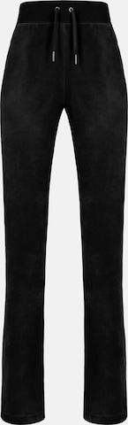 Skinny Pantaloni sportivi di Juicy Couture in nero: frontale