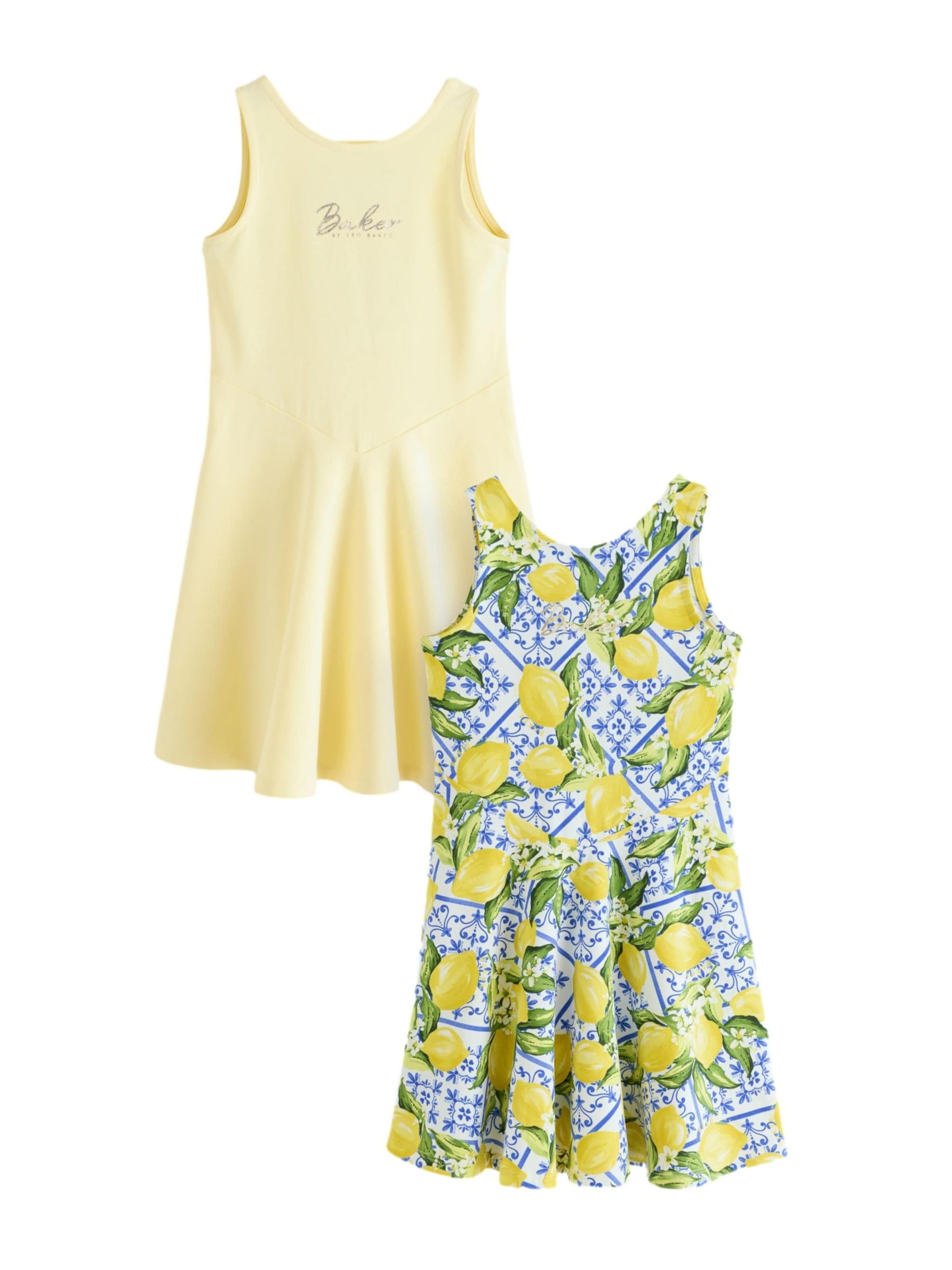 Baker by Ted Baker Kleid in Gelb: Vorderseite