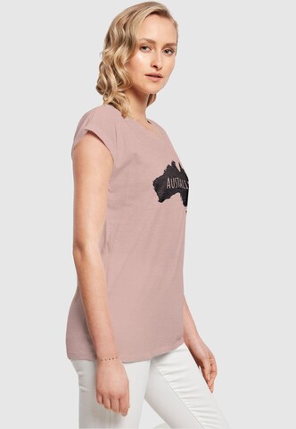 Merchcode T-Shirt 'Australia' in Beige