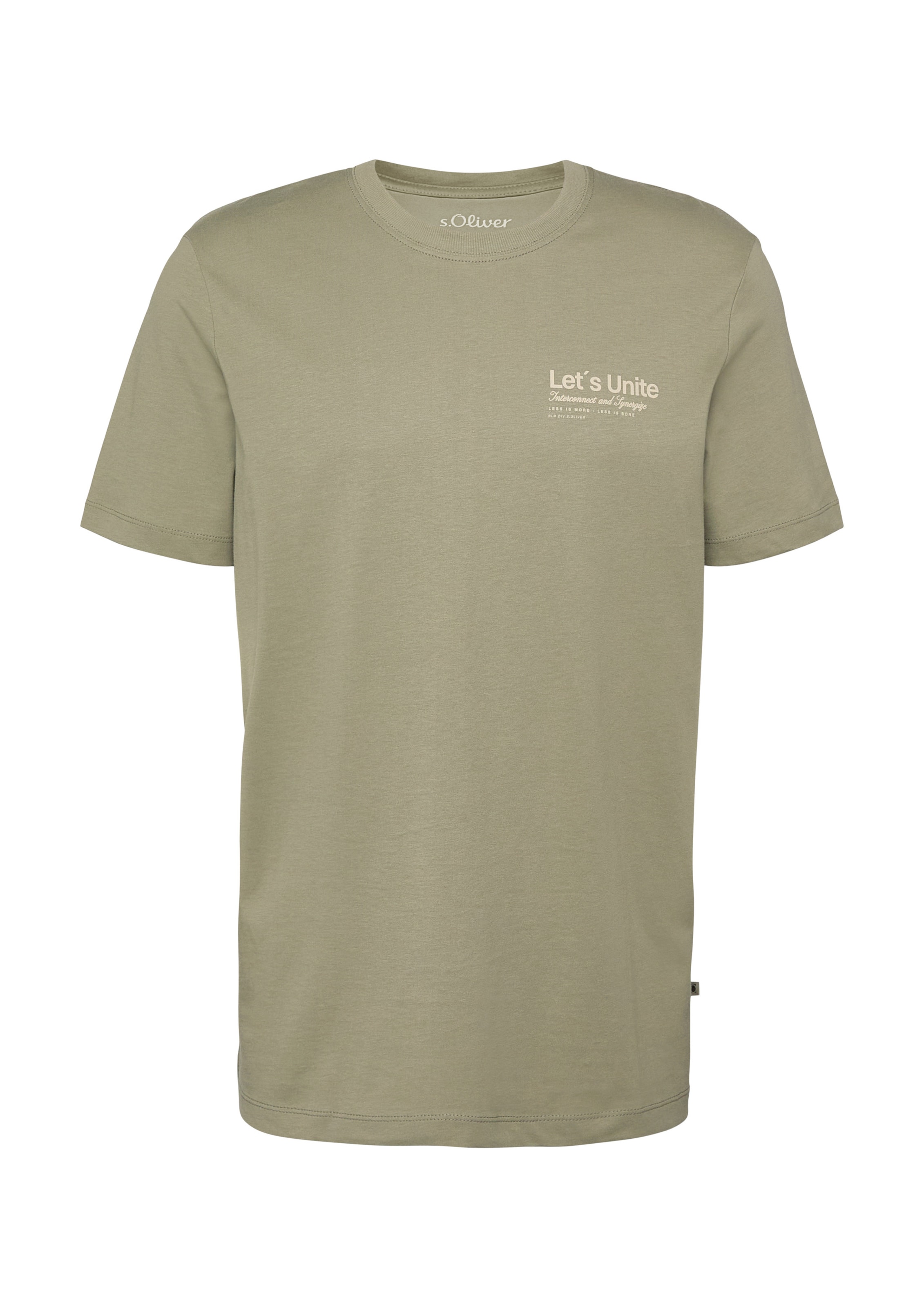 T-Shirt s.Oliver en vert : devant