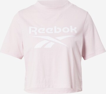T-shirt Reebok en rose : devant