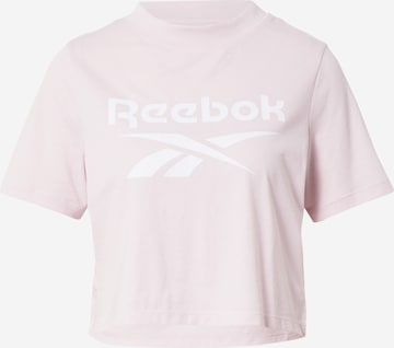 rozā Reebok T-Krekls: no priekšpuses