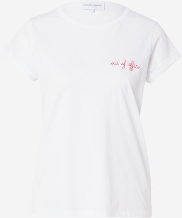 T-shirt 'POITOU' Maison Labiche en blanc : devant