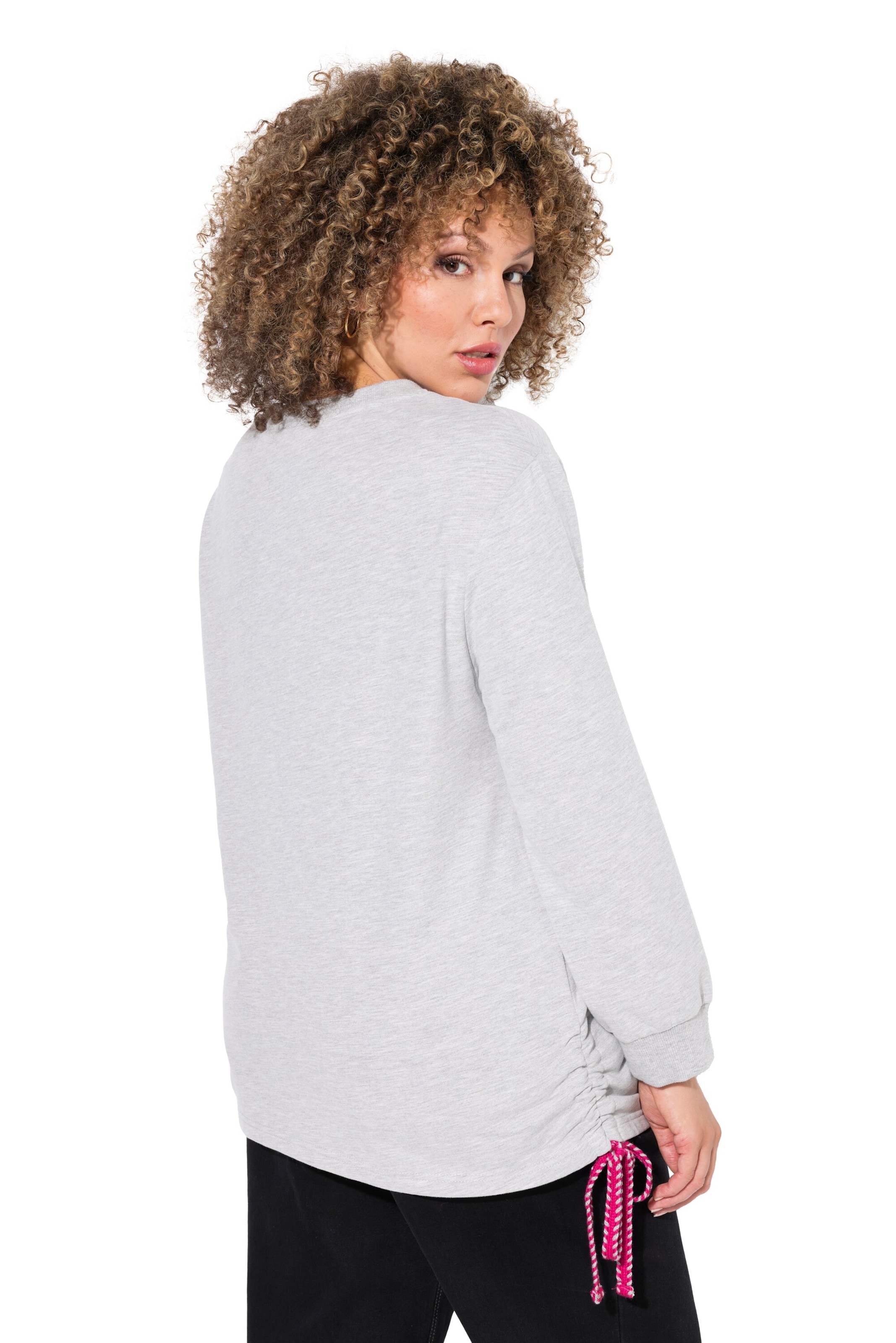 Ulla Popken Sweatshirt in Grijs