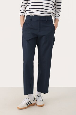 Part Two Slim fit Trousers in Blue: front