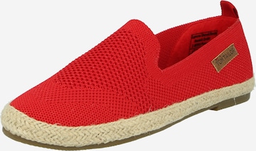 Espadrillas di TOM TAILOR in rosso: frontale