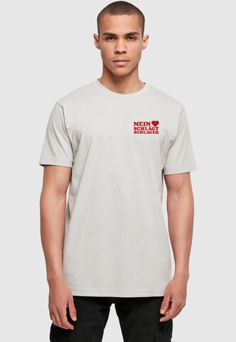 Merchcode Shirt in Grau: Vorderseite