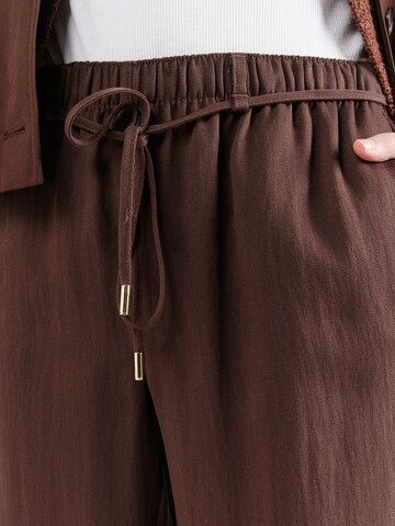 JDY Широкий Штаны 'JDYFINN' в Коричневый