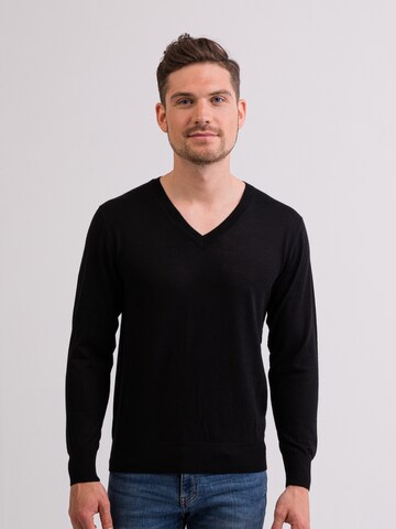 Pullover di CASH-MERE.CH in nero: frontale