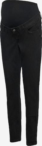 juoda MAMALICIOUS Prigludęs Džinsai 'MLKAIRO': priekis