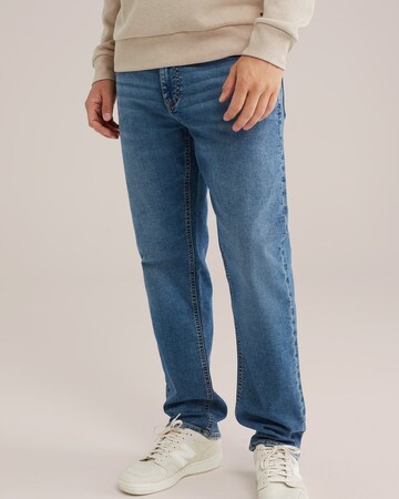 Regular Jean WE Fashion en bleu : devant